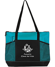 Custom Trade Show & Conference Tote Bags: Reusable Premium Zippered Tote